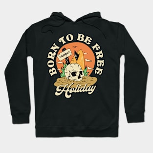 Holiday Beach Skull Hoodie